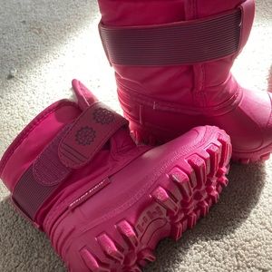 Warm slip on winter boots infant size 3